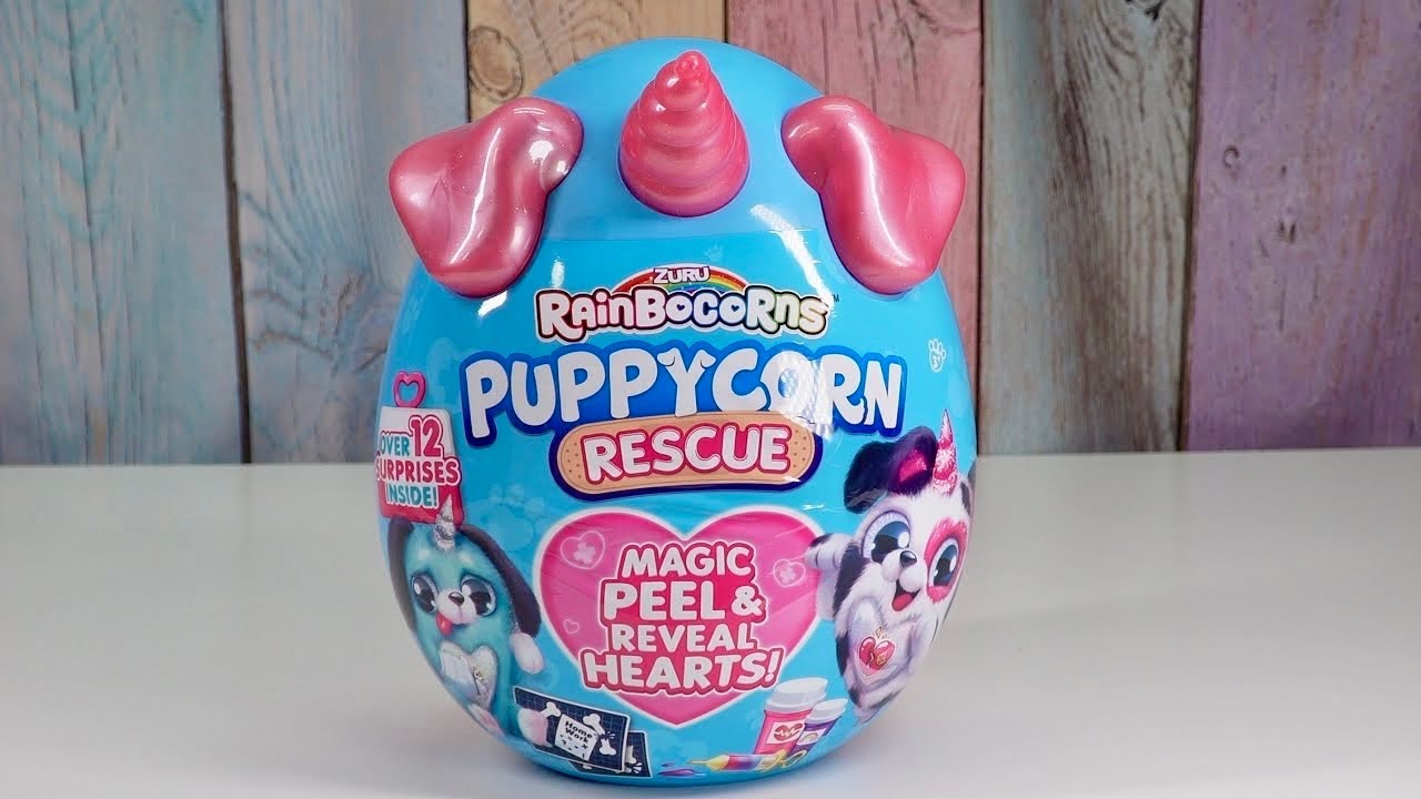 Rainbocorns Puppycorn Rescue Magic Peel and Reveal Hearts