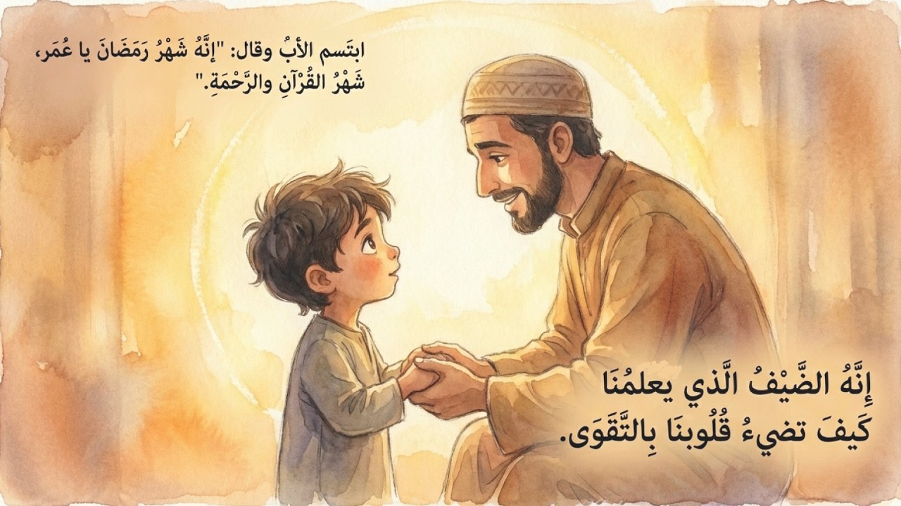 أجمل طريقة لتعريف طفلك بمقاصد الصيام 🌙 قصة 