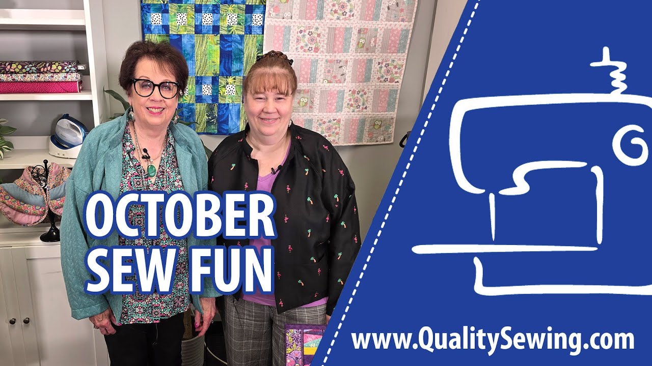 October 2025 Sew Fun Virtual Show | Holiday Sewing Ideas, Mylar Embroidery & DIY Gifts!