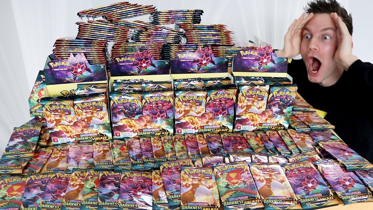 MY BIGGEST DARKNESS ABLAZE OPENING EVER (200+ PACKS!!!)