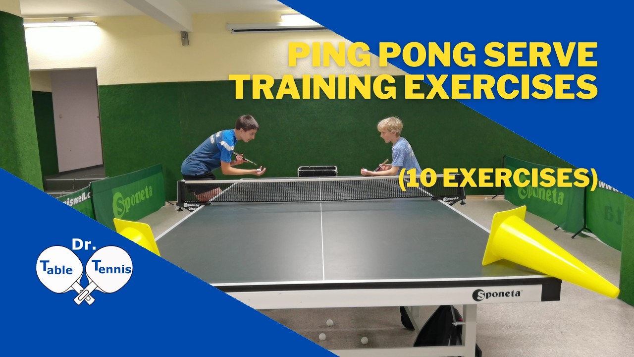 Тренировки по подаче в настольном теннисе (10 упражнений для улучшения навыков подачи)