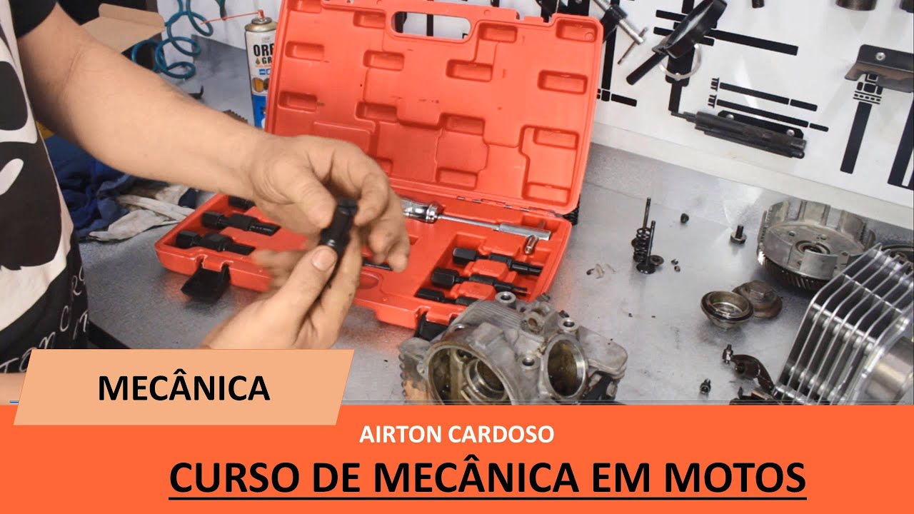 CABEÇOTE YAMAHA 125 - FACTOR/YBR - AULA COMPLETA TUDO PASSO A PASSO.