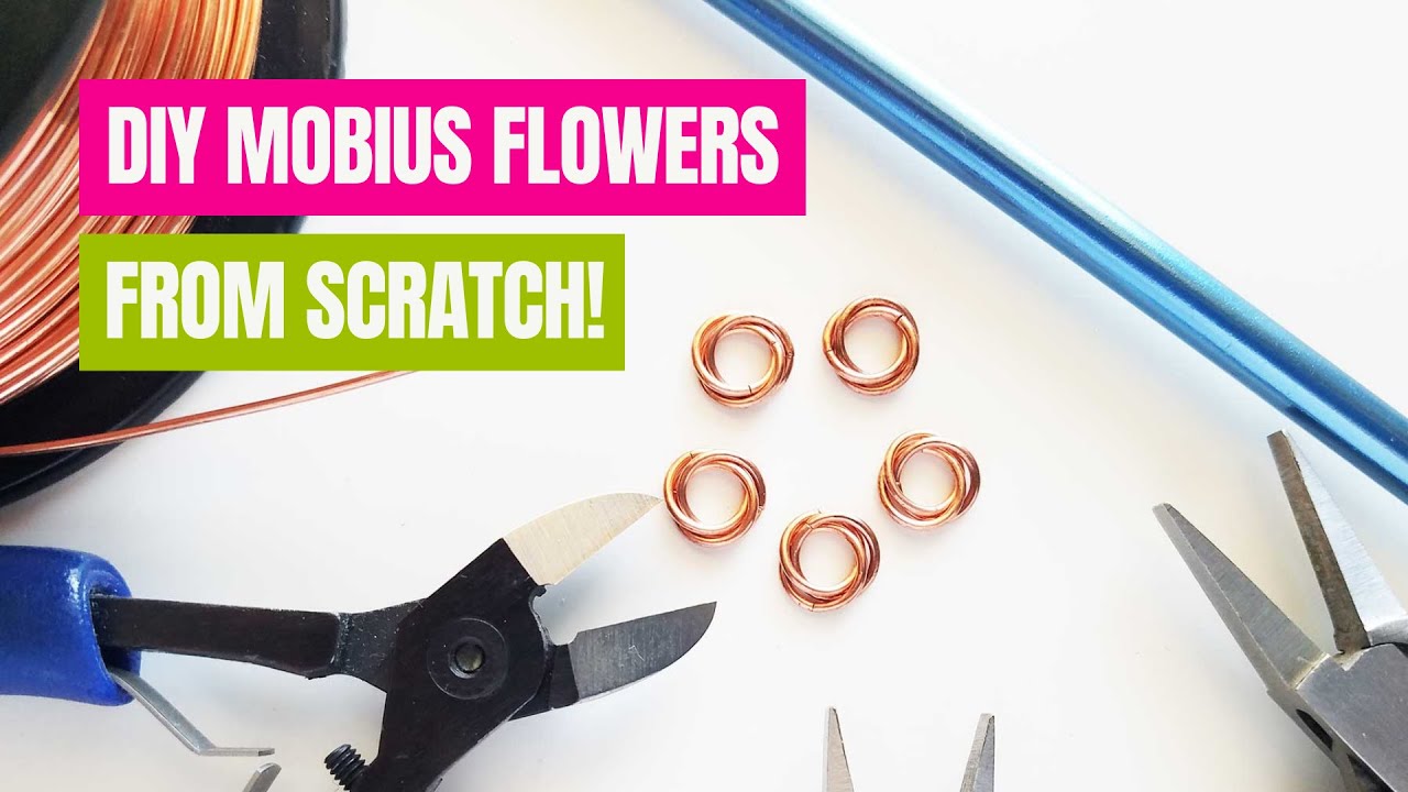 Make Your Own Jump Rings from Scratch for DIY Mobius Flower Accents
