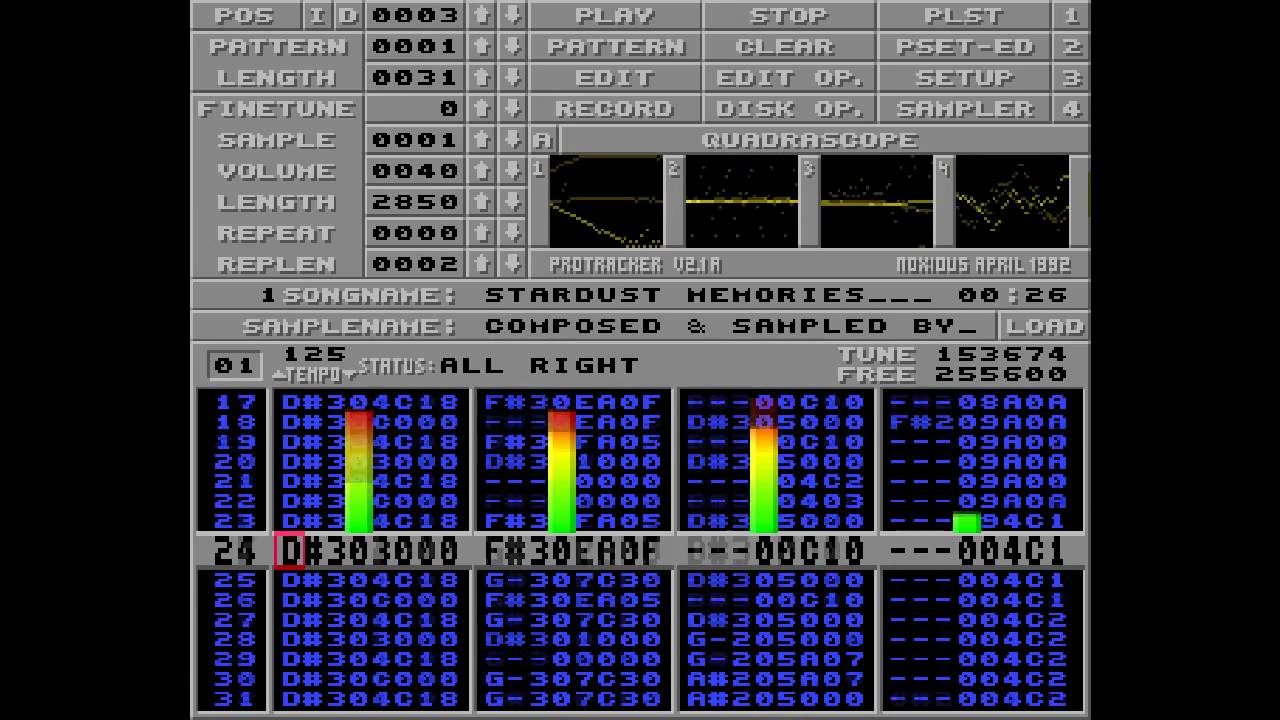 Amiga music: Jester - Stardust Memories