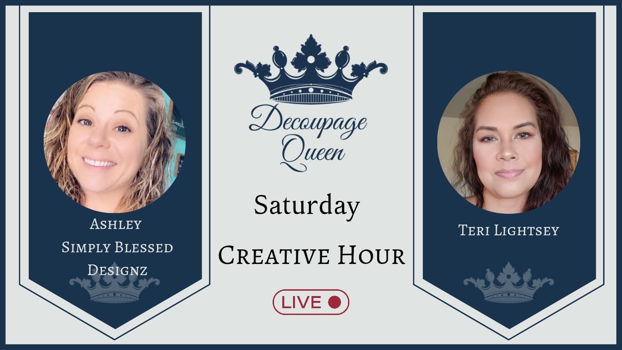 Join Ashley of Simply Blessed Designz and Teri Lightsey, Saturday March 7th @ 3pm EST