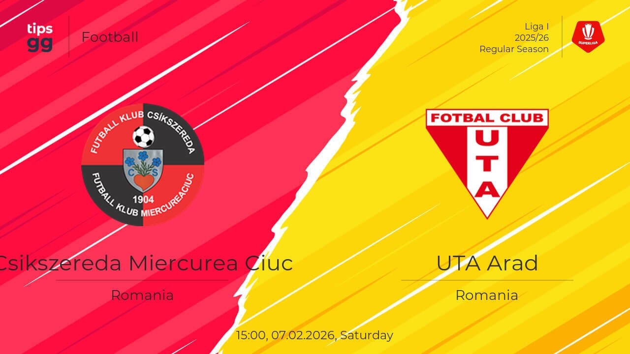 FC Csikszereda Miercurea Ciuc vs FC UTA Arad - Superliga - 07.02.2026 - TRANSMISIE LIVE #superliga