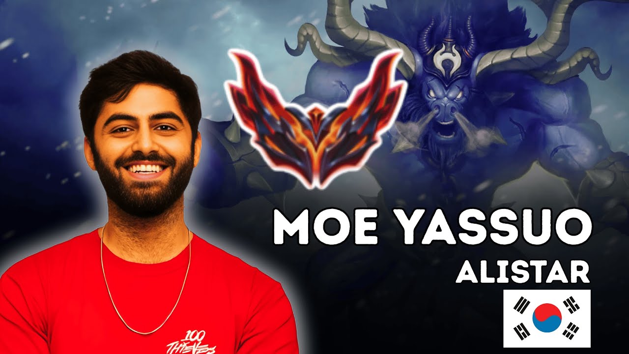 Moe Yassuo Playing Alistar Supp In Korean Server