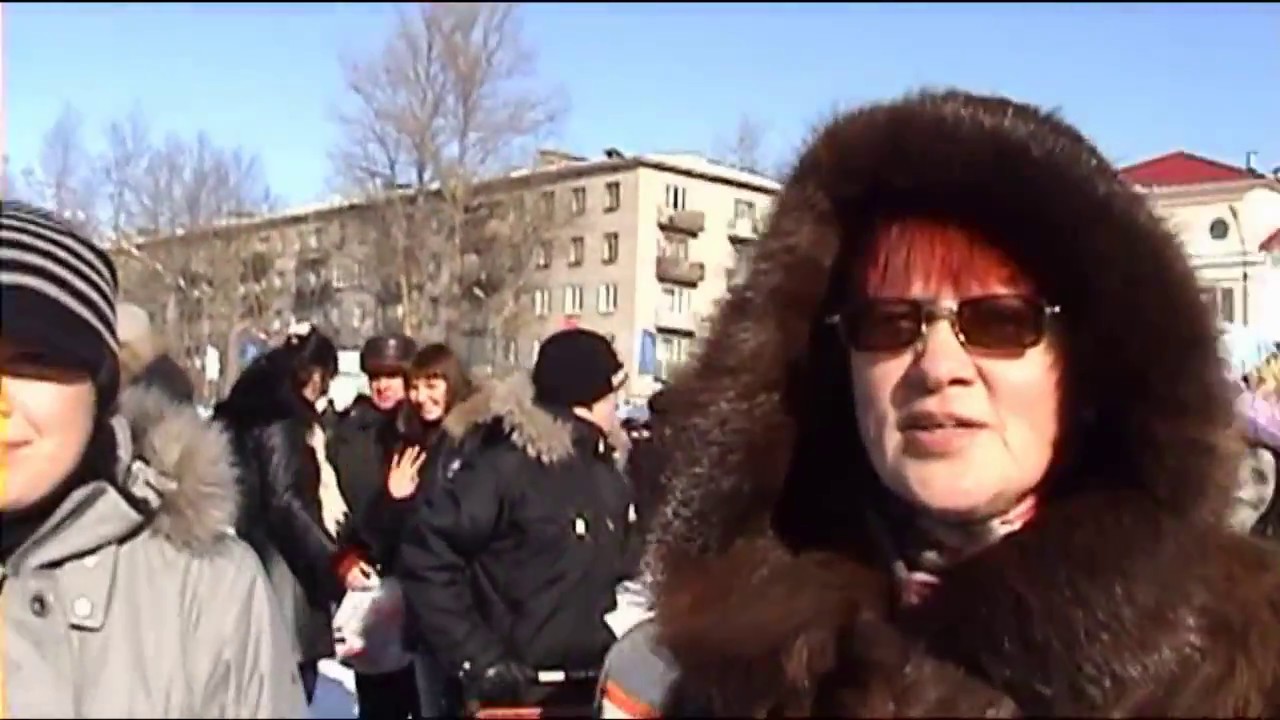 Масленица в Сланцах Песня Ах,мамочка!