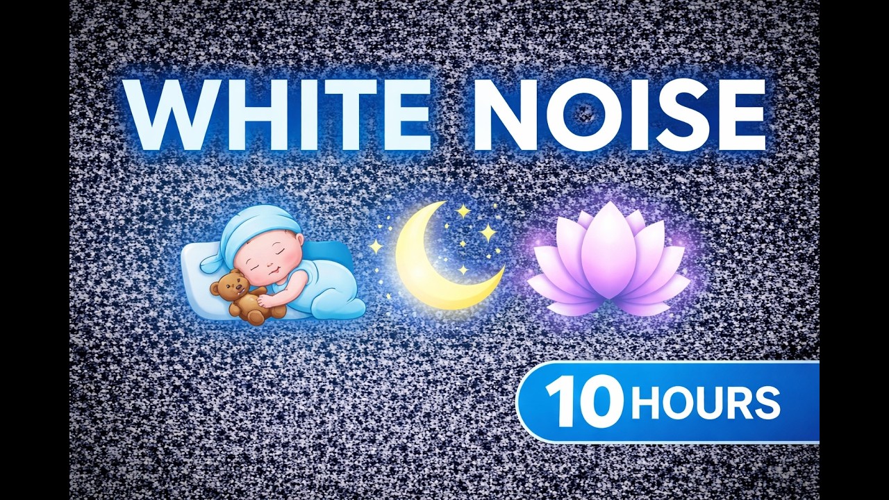 Sleep instantly with pure white noise. Perfect for baby sleep, deep sleep, relaxation.