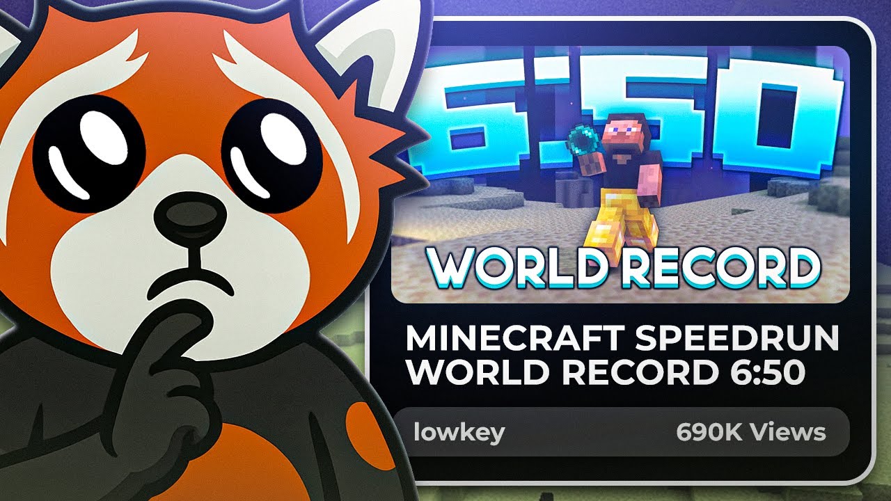 EWRON OGLĄDA NOWY REKORD SPEEDRUN MINECRAFT