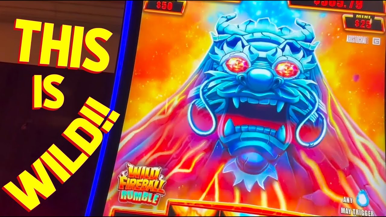 HERE COMES THE JACKPOT on Wild Fireball Rumble Slot Machine with VegasLowRoller!!