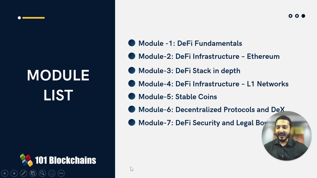 Decentralized Finance (Defi) Course - Intermediate Level - 101 Blockchains