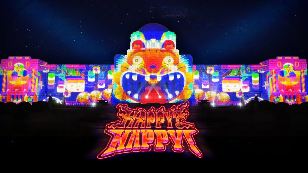 HAPPY? HAPPY! - WINNER'S EXHIBITION_1 MINUTE PROJECTION MAPPING 2023