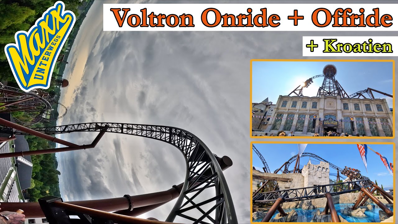 Voltron | Onride + Offride | Europa  Park | Kroatien | 2025
