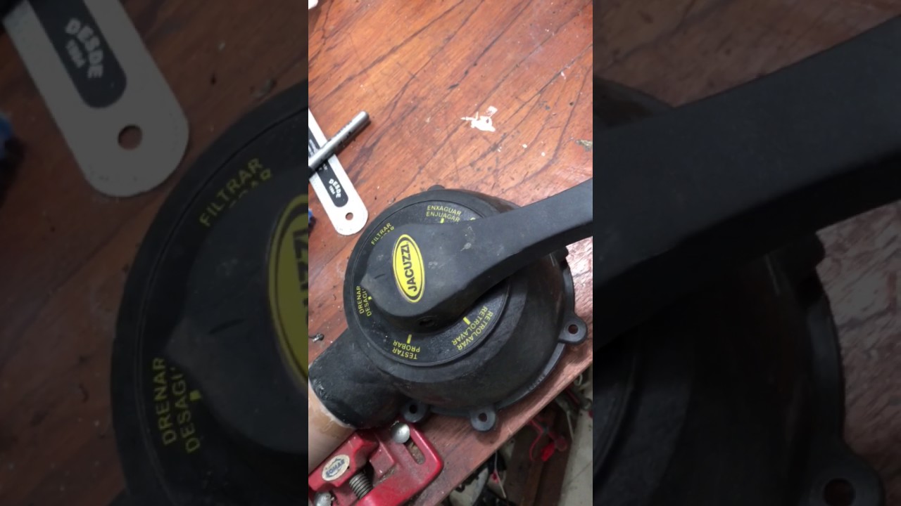Troca da tampa da Valvula seletora filtro Jacuzzi