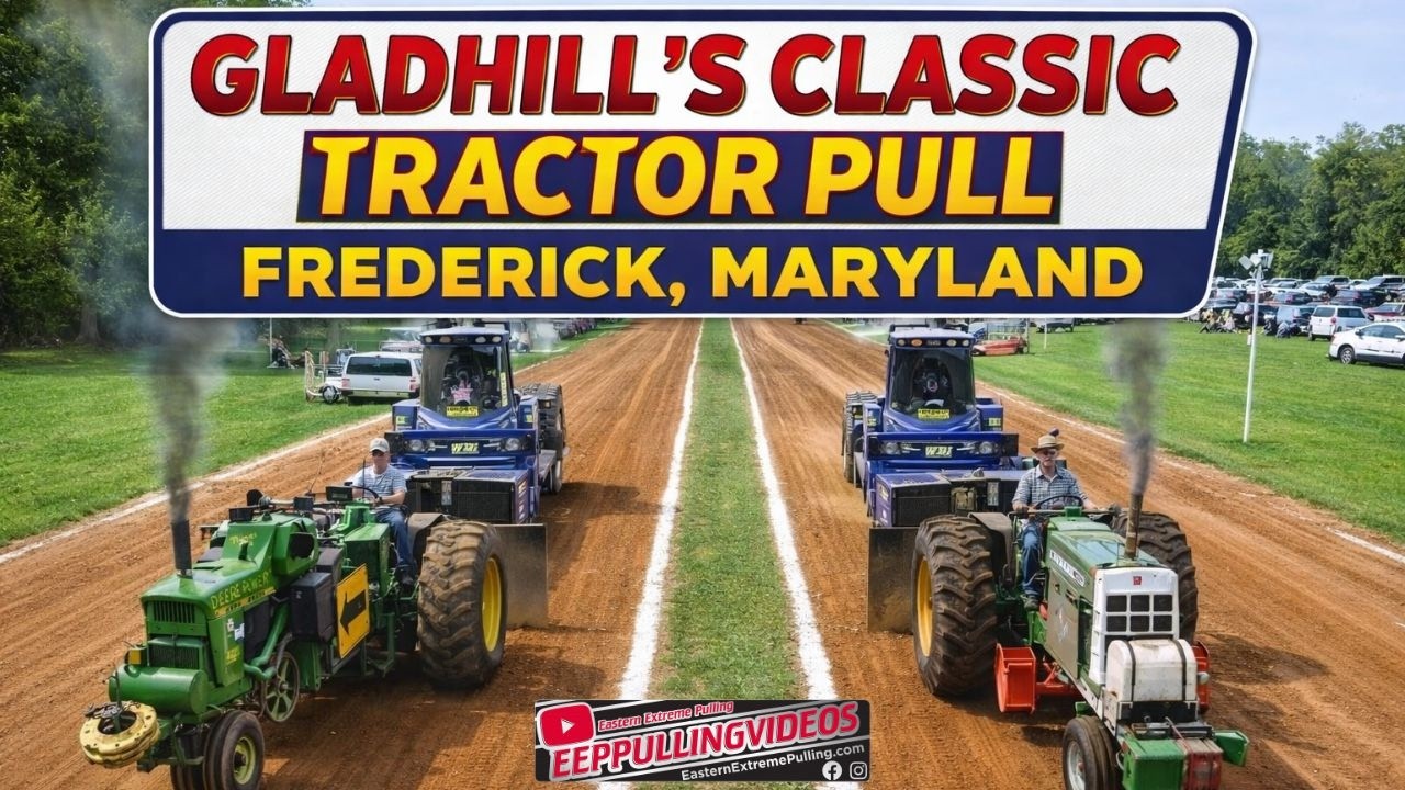 Adrenaline Pumping Classic Tractor Pulling Action At Gladhill's