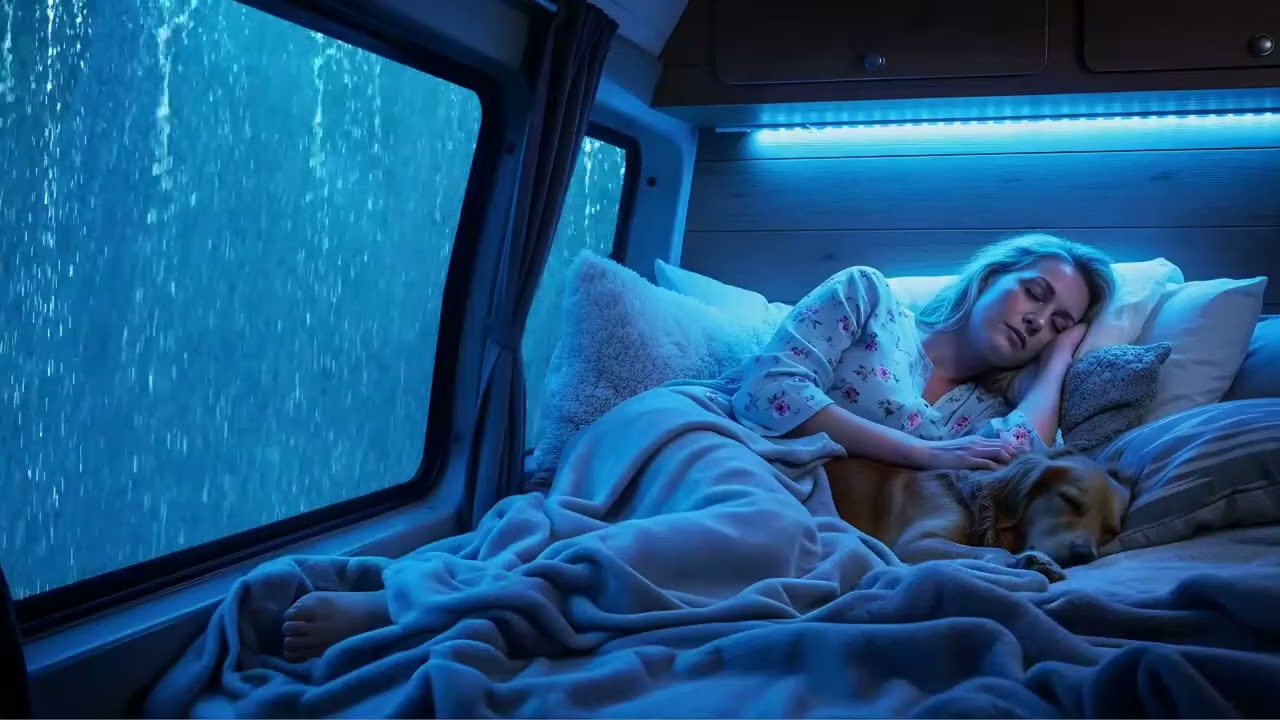 Rain Sounds for Sleep 🚗 Car Ambience to Relax, Destress & Sleep Fast Tonight
