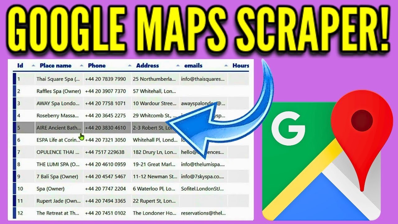 Google Maps Scraper | Extract Google Maps Data using the Google Maps Extractor