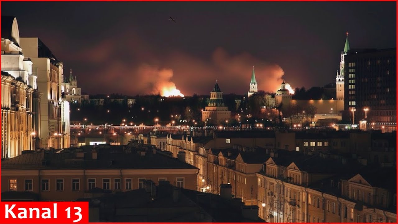 Массированная атака беспилотников на Москву: произошли взрывы, аэропорты парализованы, полеты при...