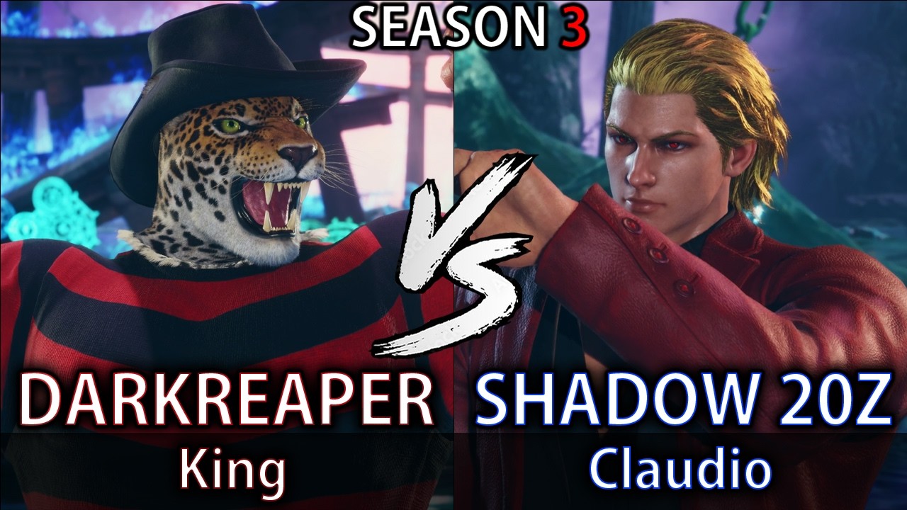 DARKREAPER (King) vs SHADOW 20Z (Claudio) - [Season 3] [Tekken 8] (REPLAY)