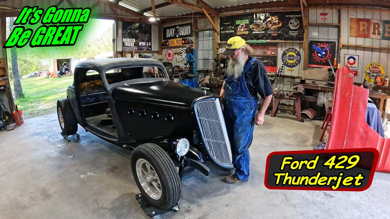 Front Cap Work On The 34 Ford Coupe