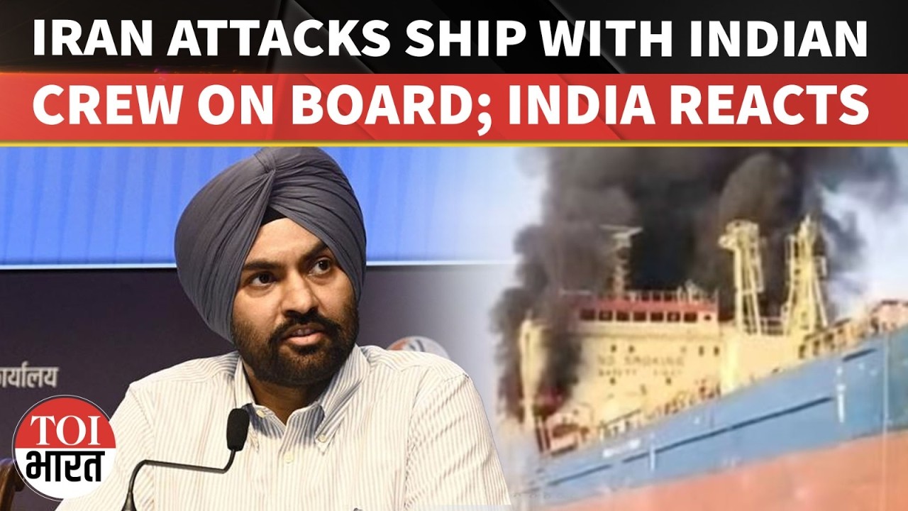 Iran Fires At Ship With 17 Indian Seafarers Near Oman, Govt Says All Sailors Safe
