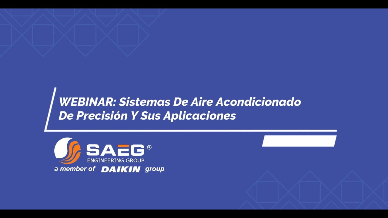Webinar: Sistemas De Aire Acondicionado De Precisión Y Sus Aplicaciones