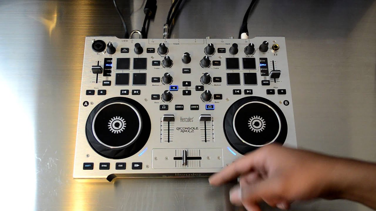 Hercules DJConsole RMX 2 Digital DJ Controller Demo & Review Video