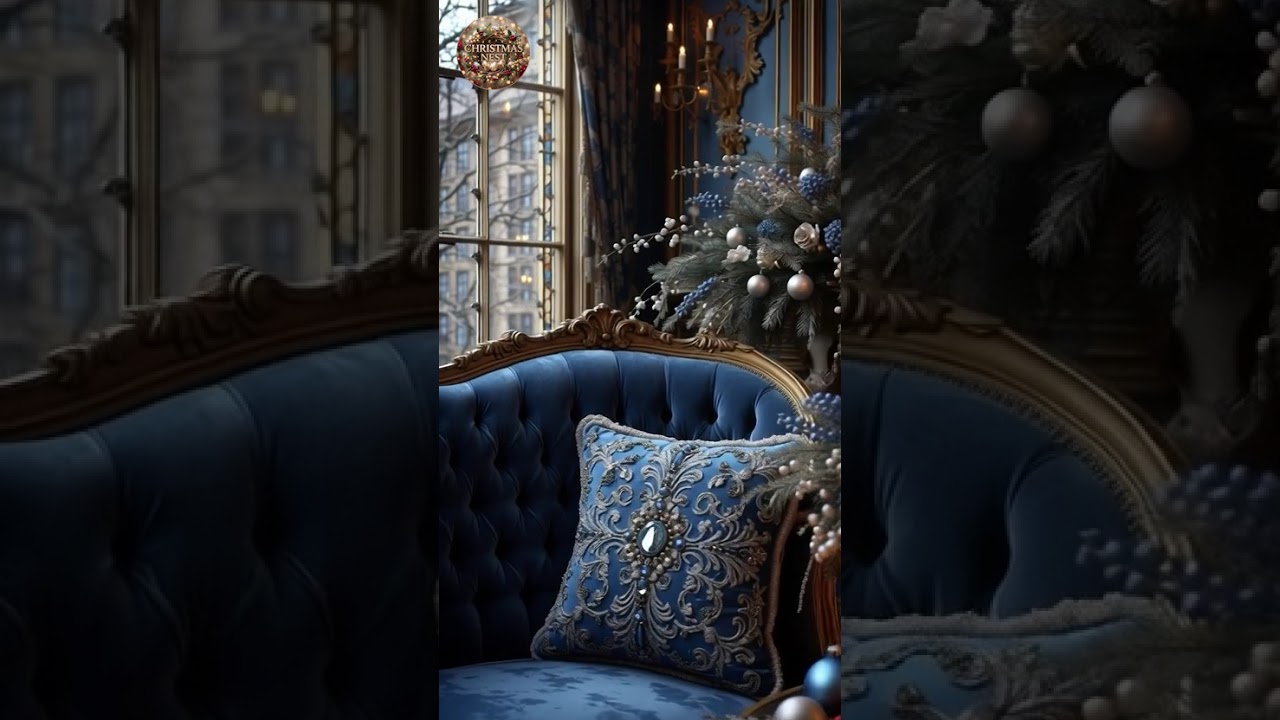 Cozy Blue Winter Home 💙 | Calm & Relaxing Ambience 