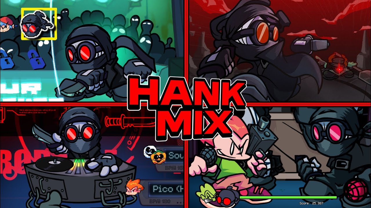 PLAYABLE HANK MOBILE - FNF MOD