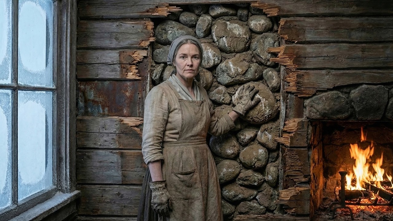 Ее муж умер от холода, поэтому она заполнила стены своего дома 1800 килограммами речной гальки.