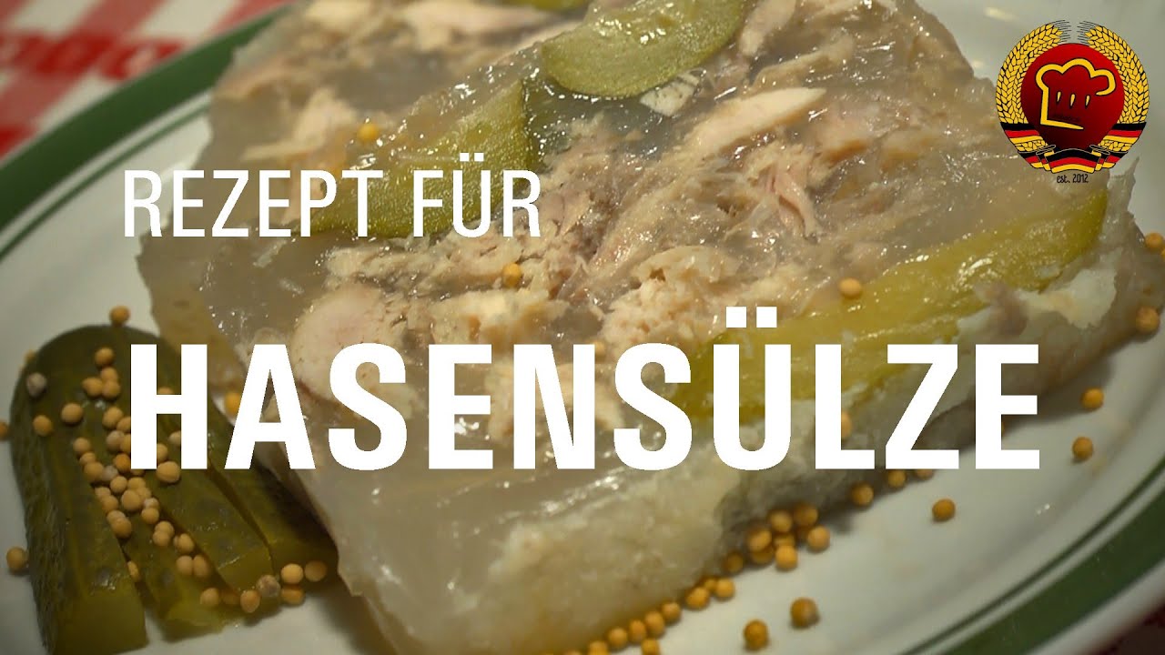 Kennst du noch dieses alte Rezept aus der DDR für Hasensülze? - Sülze selber machen