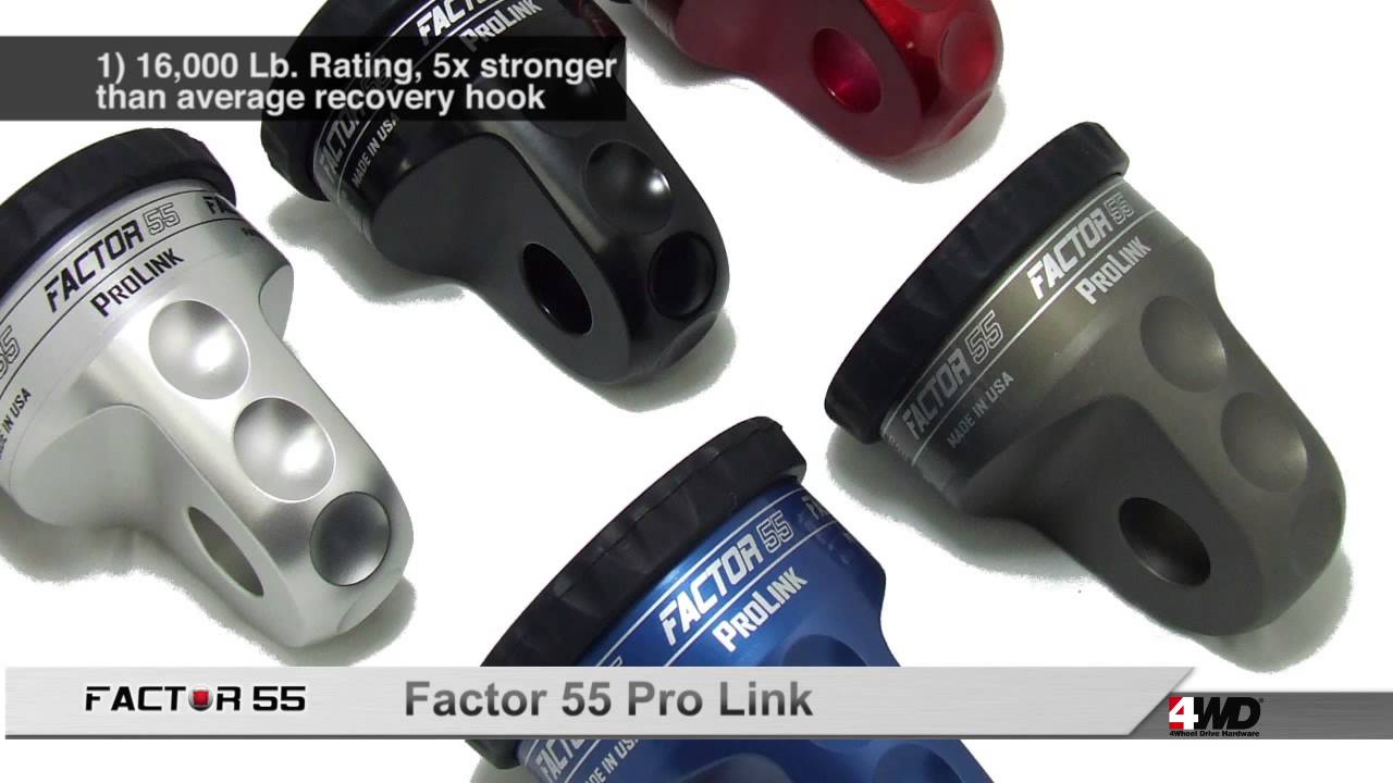 Factor 55 Pro Link Winch Thimble & Hook Mount