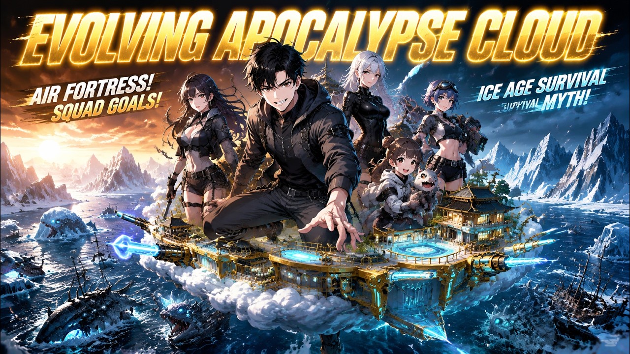 ☁Reborn With Wukong&rsquo;s Cloud System to Survive Ice Ocean Apocalypse #anime #comics #manhwa #OP Manhwa