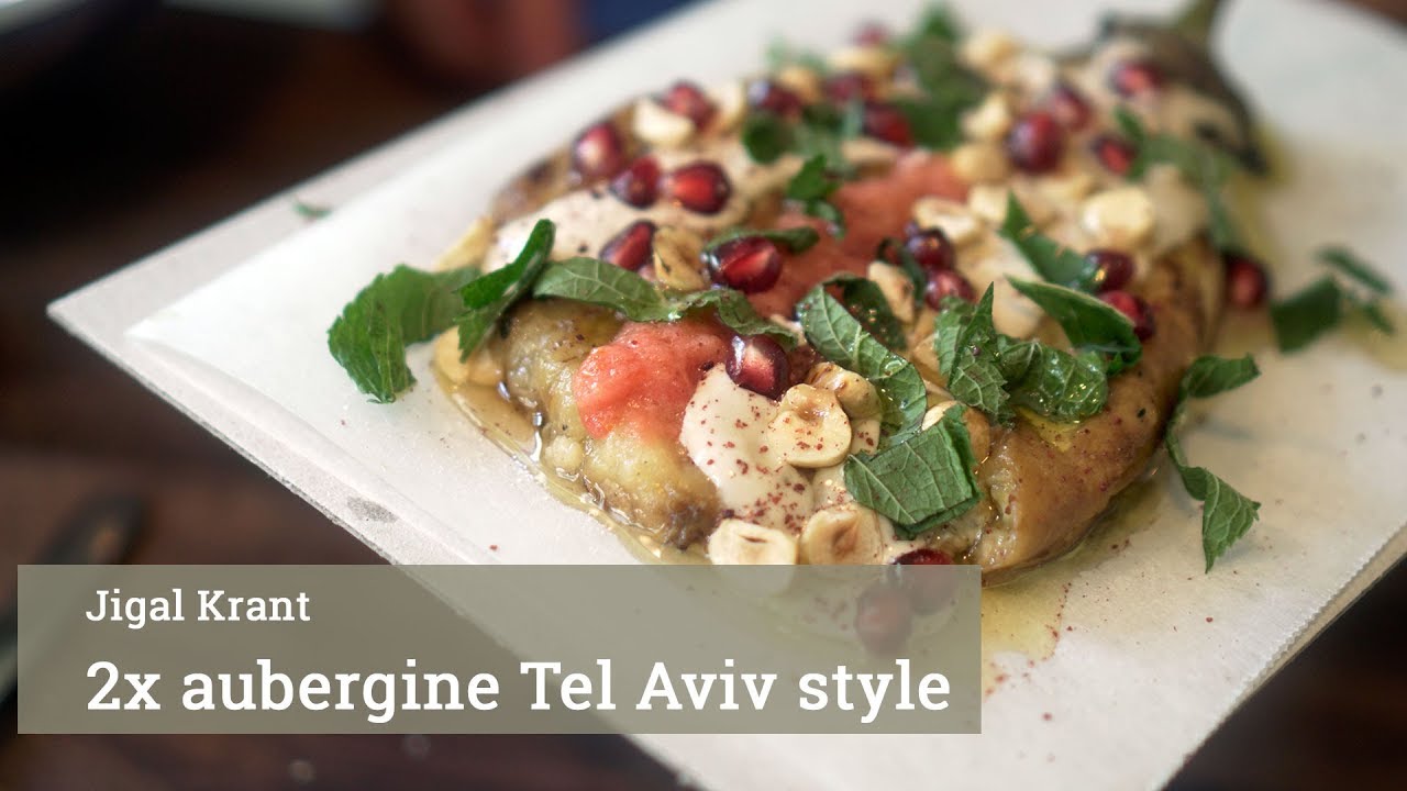 Aubergines uit het vuur