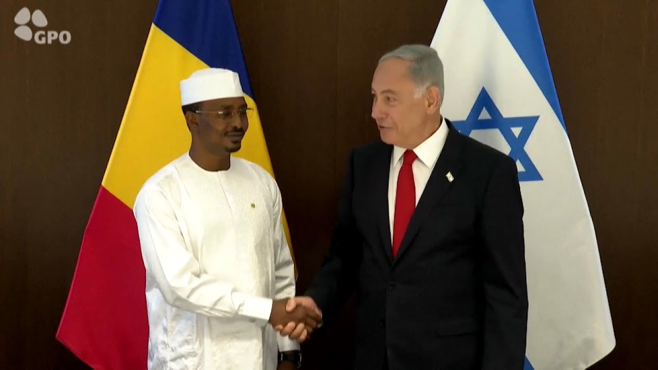 Chadian president meets Israeli PM ahead of embassy opening
