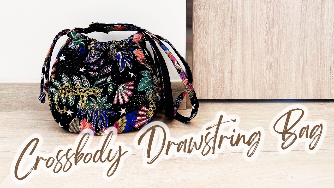 How to Sew a Chic Drawstring Bag with Side Gusset: Easy Pattern & Sewing Tutorial for Beginners!