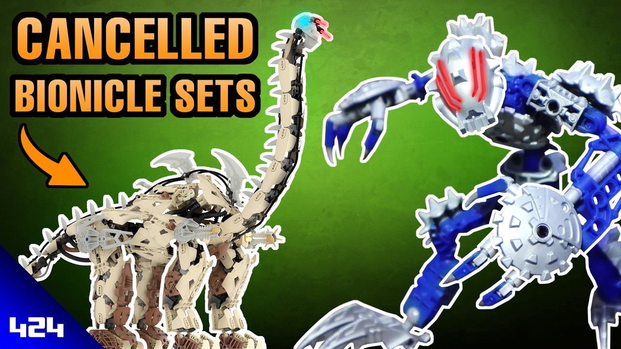 Воссоздание ОТМЕНЕННЫХ наборов BIONICLE (BIS 424)