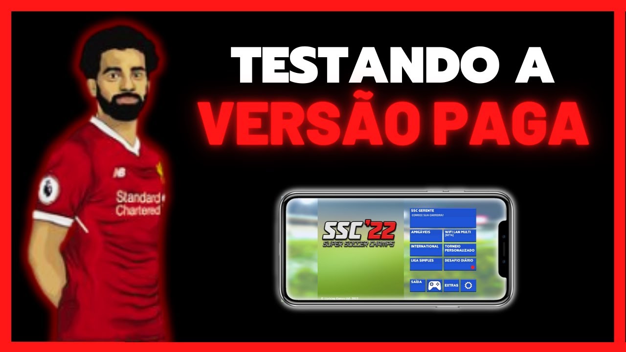 Testando a VERSÃO PAGA do Super Soccer Champs