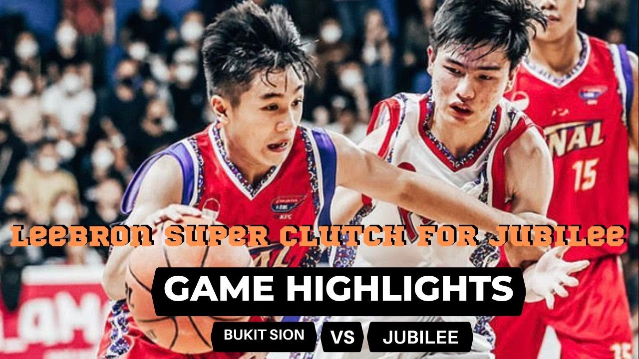 FULL HIGHLIGHTS: Bukit Sion vs Jubilee. Kenneth Leebron PLAYED THE GAME of HIS LIFE!