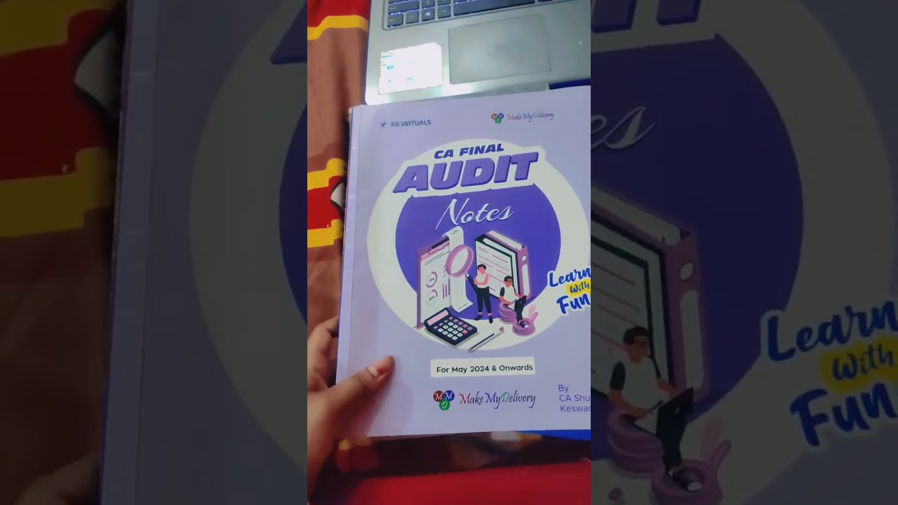 shubham keswani sir ka audit note & question bank review, 