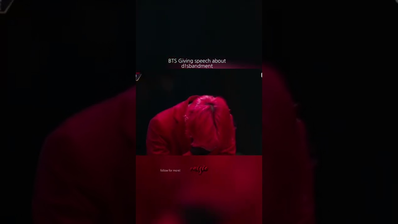 How k pop Idols react to BTS giving their speech about disbandment(subscribe for more)
