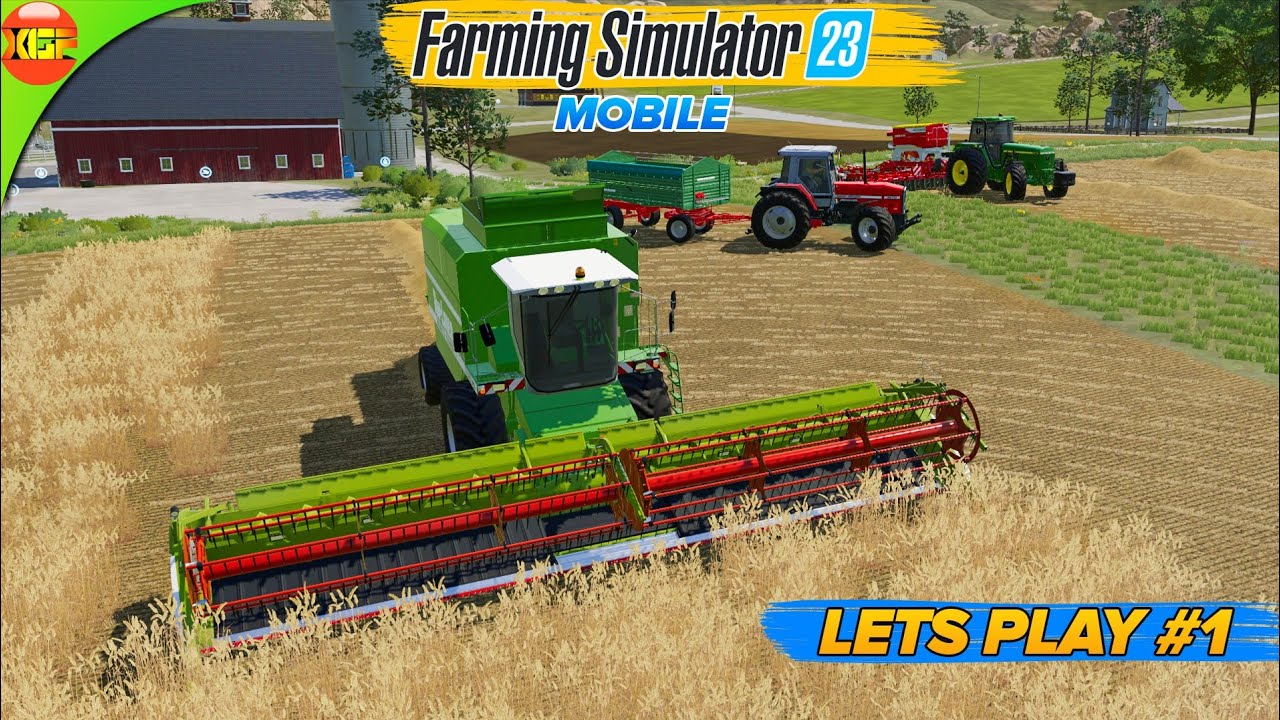 Farming Simulator 23 Amberstone Let's Play #1 - Setting up Farm! Timelapse