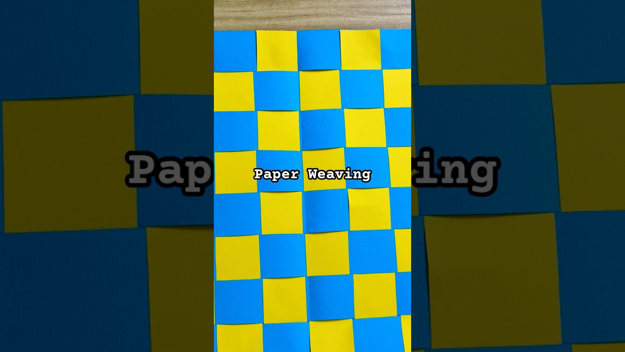 Easy Paper Weaving #kidsactivities #craft