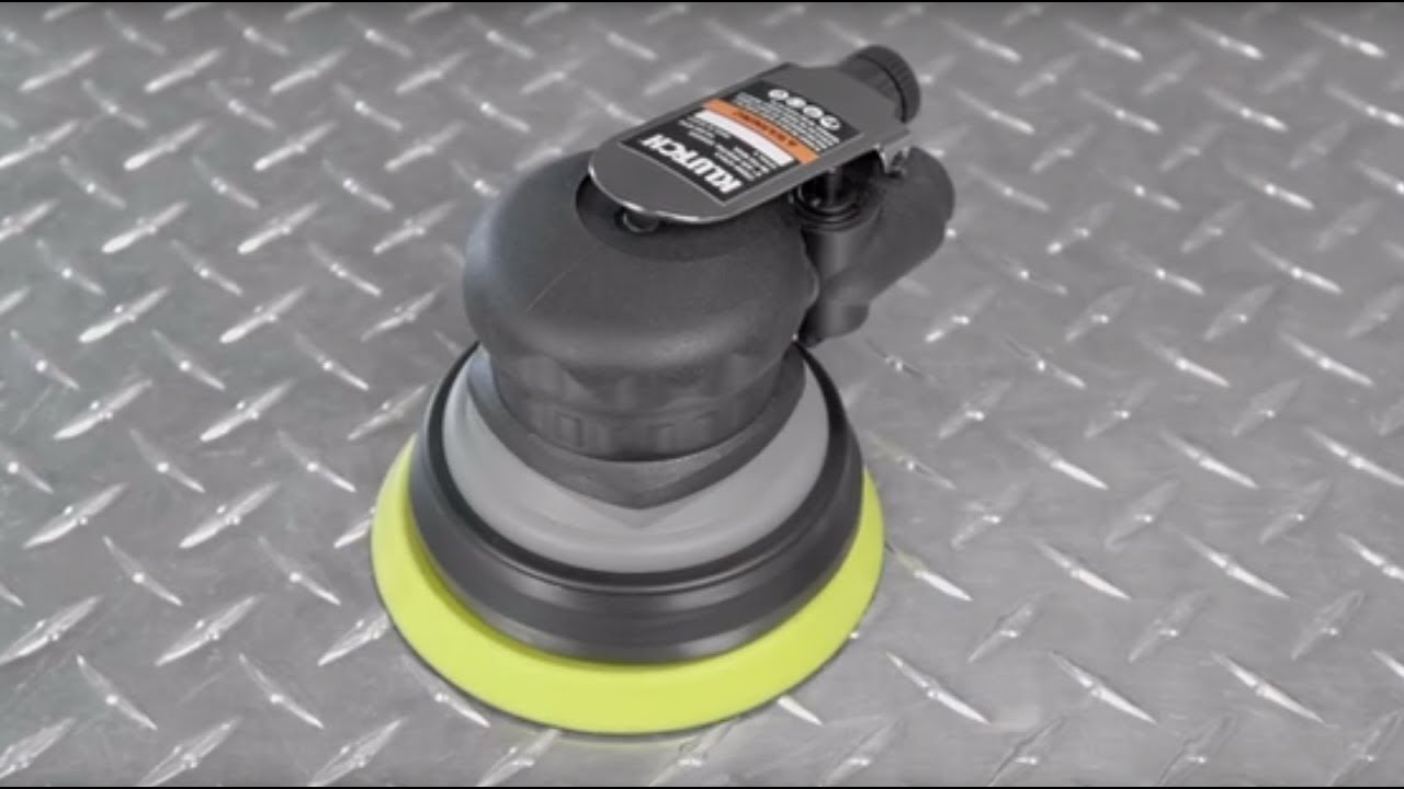 Klutch Air Orbital Sander - 5in. Dia., 1.6 CFM, 10,000 RPM