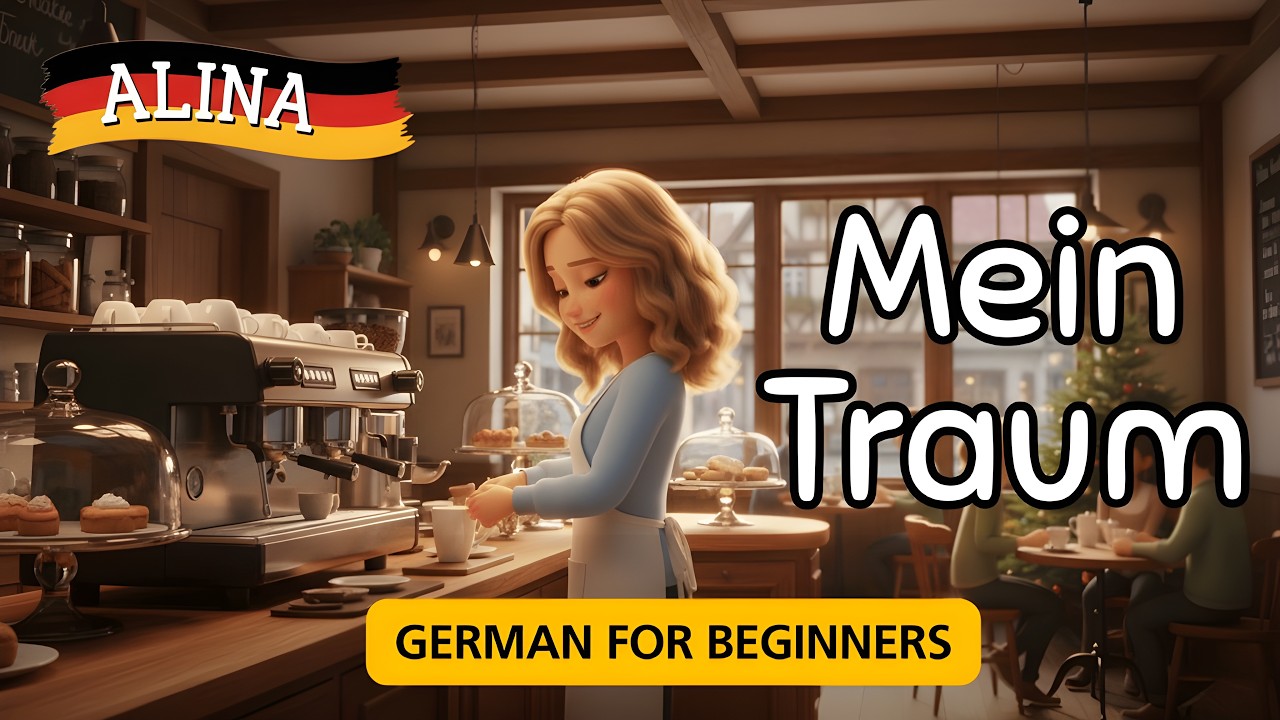 Learn German | Ich heiße Alina und ich bin 24 Jahre alt | Easy Learning German for Beginners | A1-A2