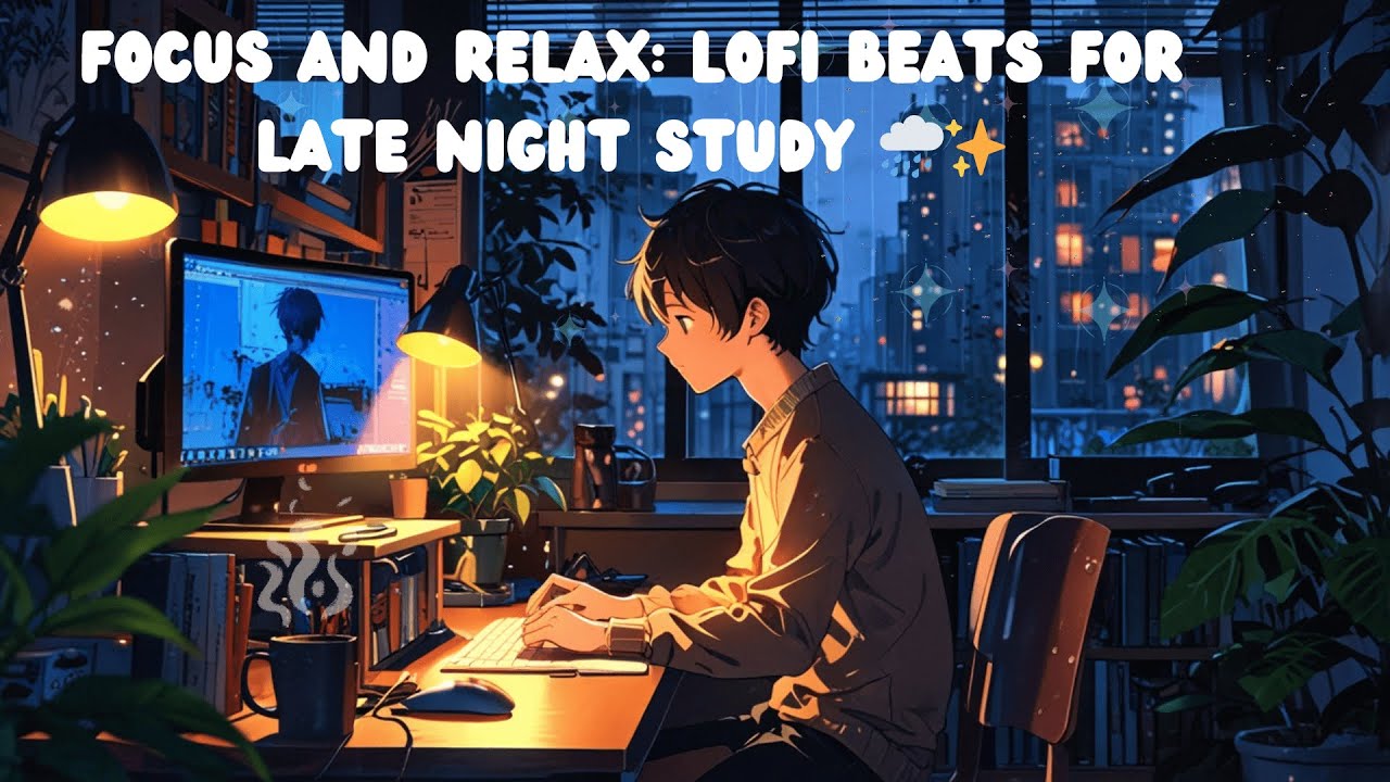 Focus and Relax: Lofi Beats for Late Night Study 🌧️✨