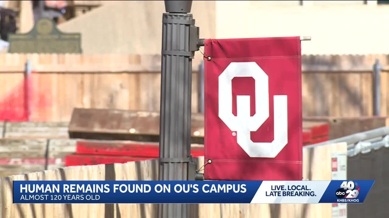 Human remains thought to be a century old discovered at University of Oklahoma