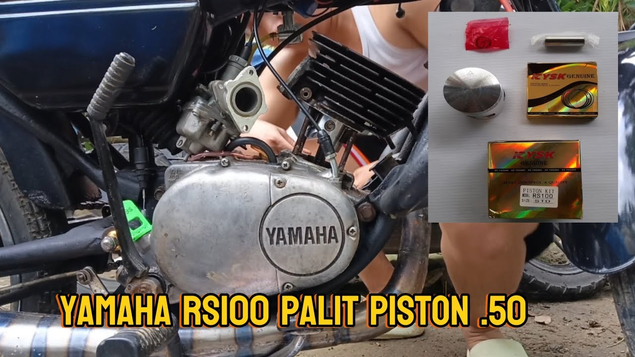 Yamaha Rs100 Basic na pagpalit ng Piston .50