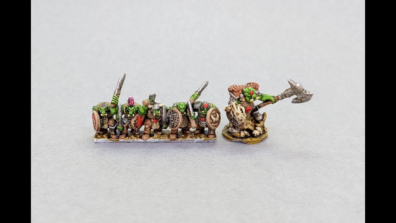 Painting 10mm Fantasy Orcs by Wakes Emporium